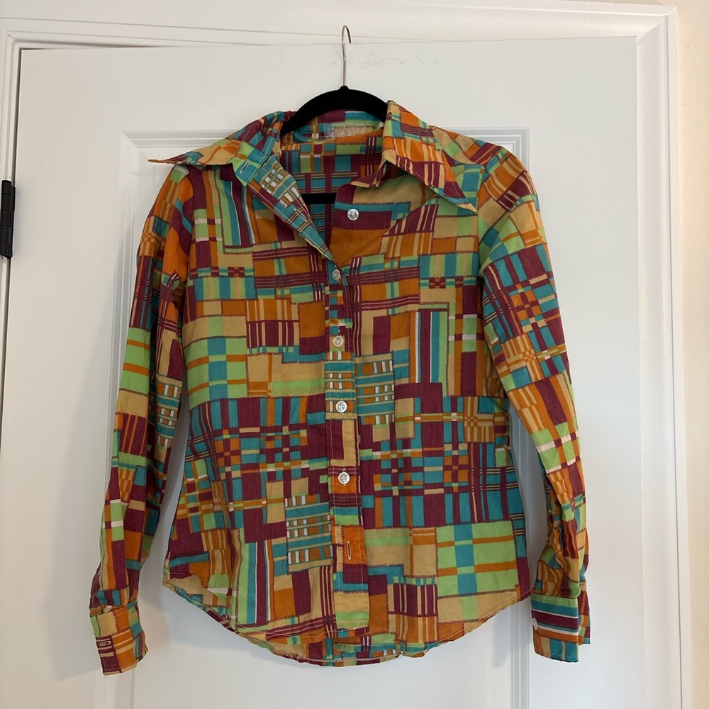 Colorful Geometric colorful womens Shirt
